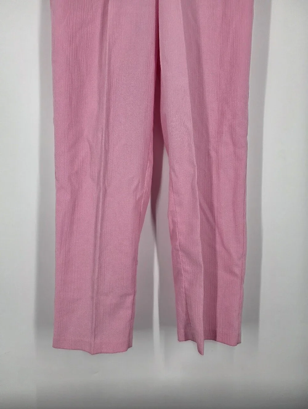 Koret Women's Medium Pink Elastic Waist Casual Pull-On Pants Textured NWT